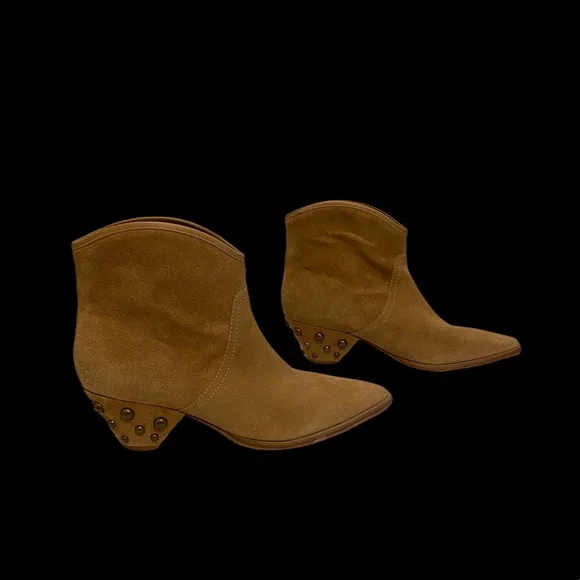 Marc Fisher “Rippa” Suede Studded Bootie Sz 10 EUC - Picture 6 of 6